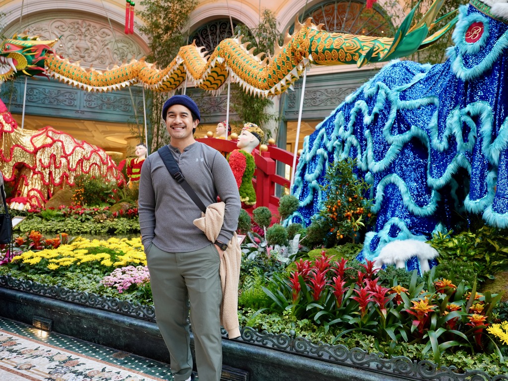 Bellagio Conservatory and Bontanical Gardens Lunar New Year 2024