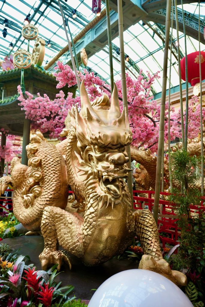 The Bellagio Lunar New Year Display Year Of The Dragon