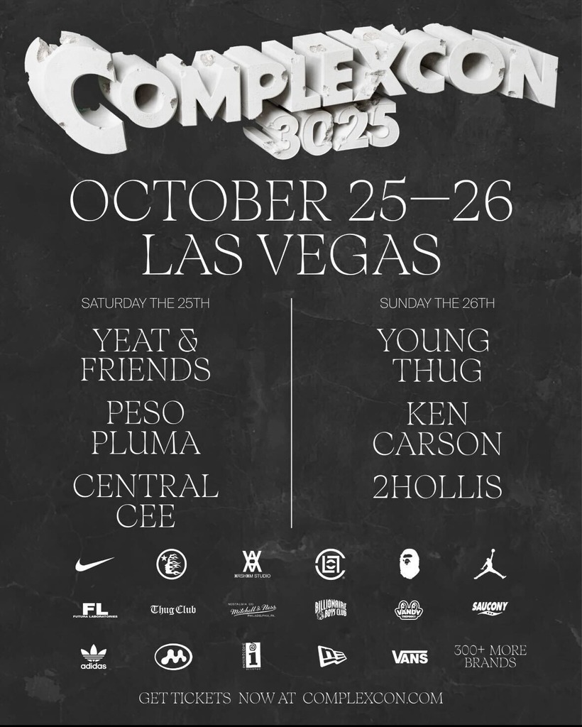 ComplexCon Lineup 2025